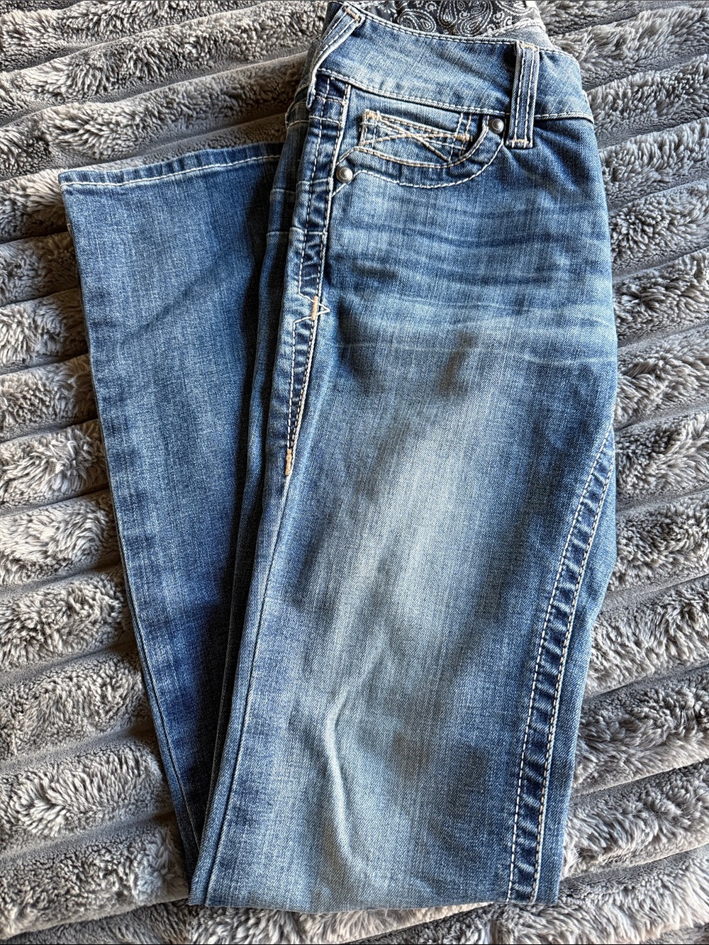 Ariat Women's Light Blue Straight-Leg Jeans